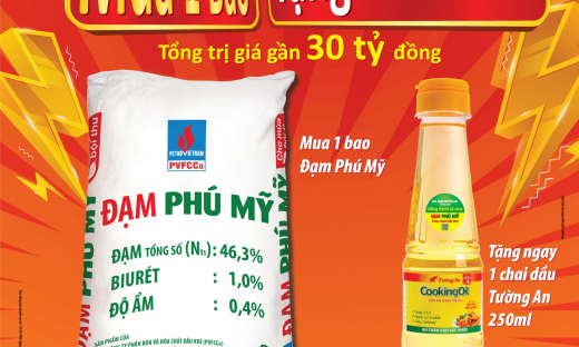 “Đạm Phú Mỹ - Đồng hành sẻ chia” với 2 triệu chai dầu ăn tặng bà con nông dân